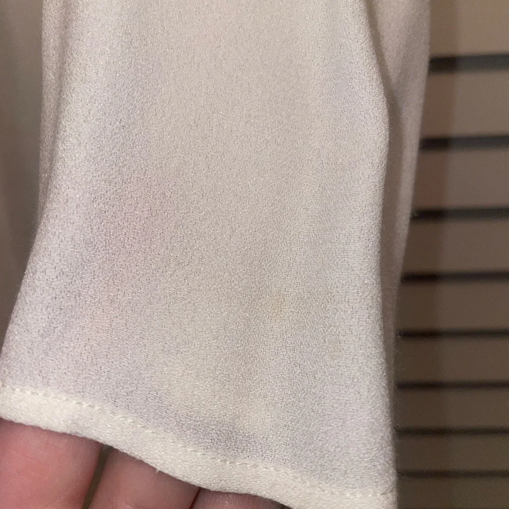 White Longsleeve Reformation Dress Size 8 - Picture 4 of 10